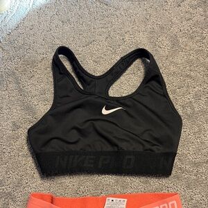 Nike Women's Black Racerback Sports Bra